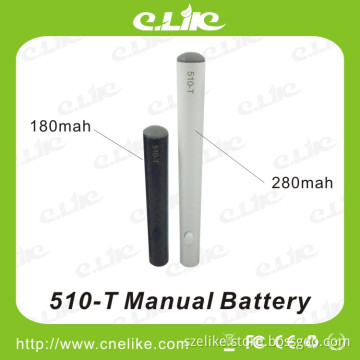 Longer Life Advanced 510-T Battery with Auto and Manual 180/280mAh Battery E-Cigar